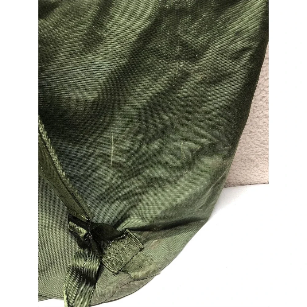 US Military Duffel Bag OD Nylon Type II with 2 Straps Cargo Backpack